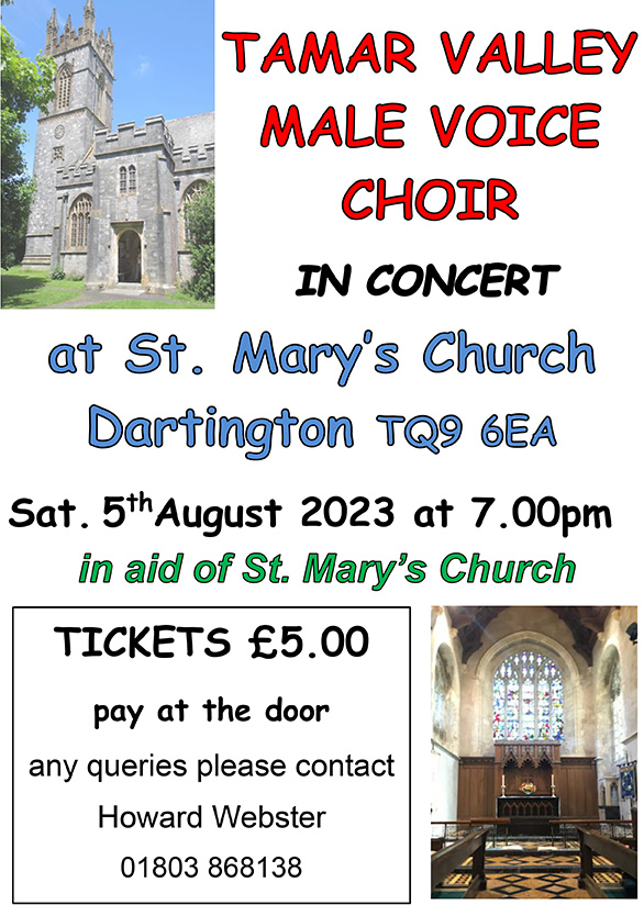 St Mary’s Church, Dartington, Sat 5th August